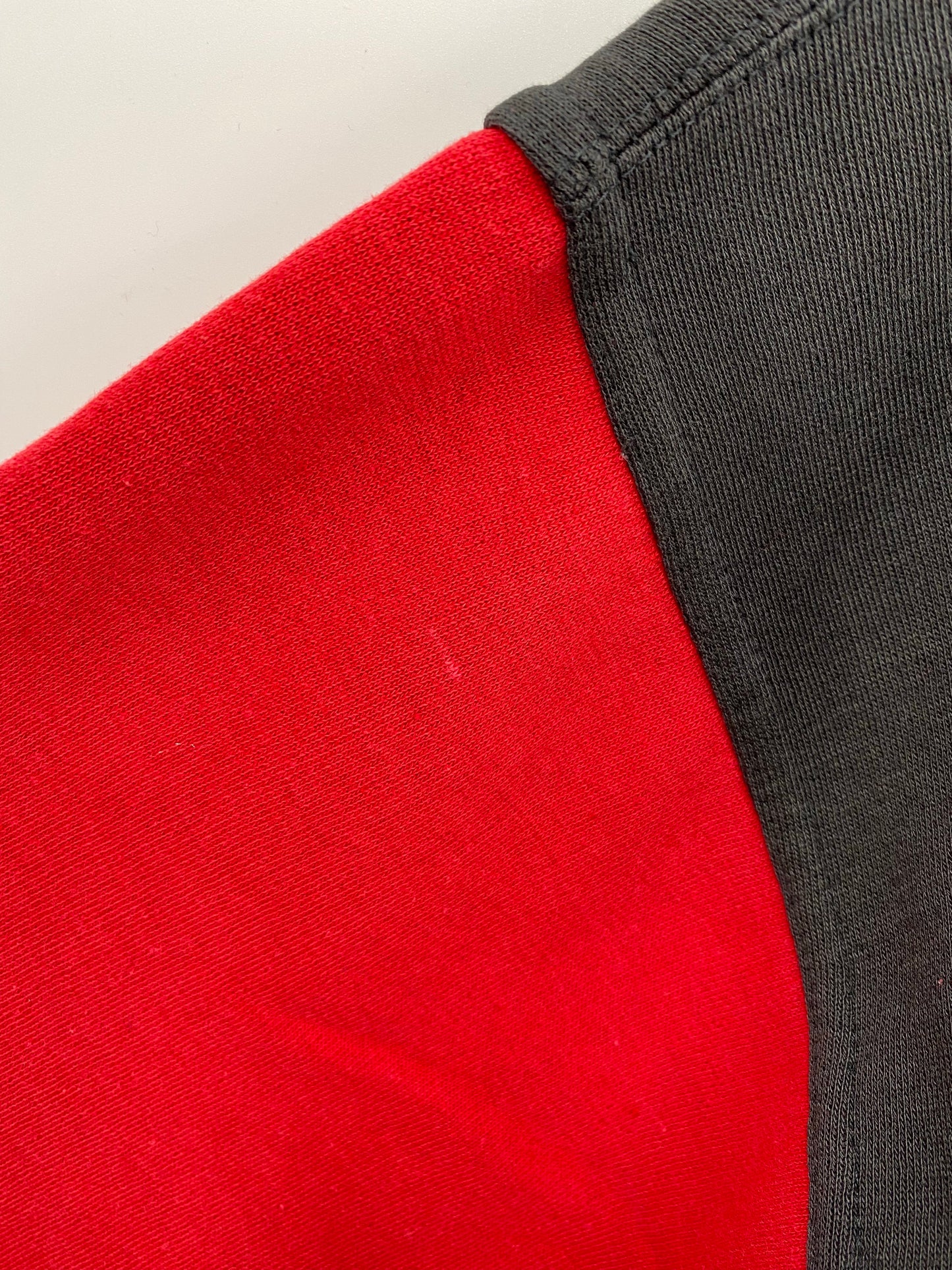 90’s WISCONSIN Size No Tag (Approx.L) Vintage College Sweat-shirt / K6394