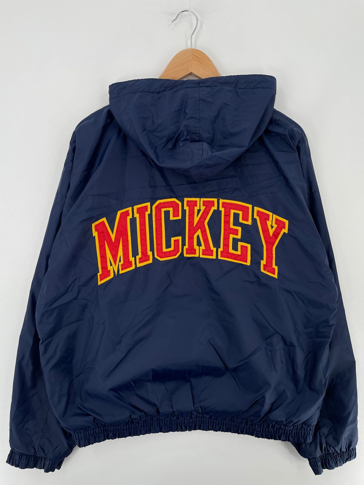 00' DISNEY MICKEY Size XL Vintage Nylon sweat Jacket / E3274J