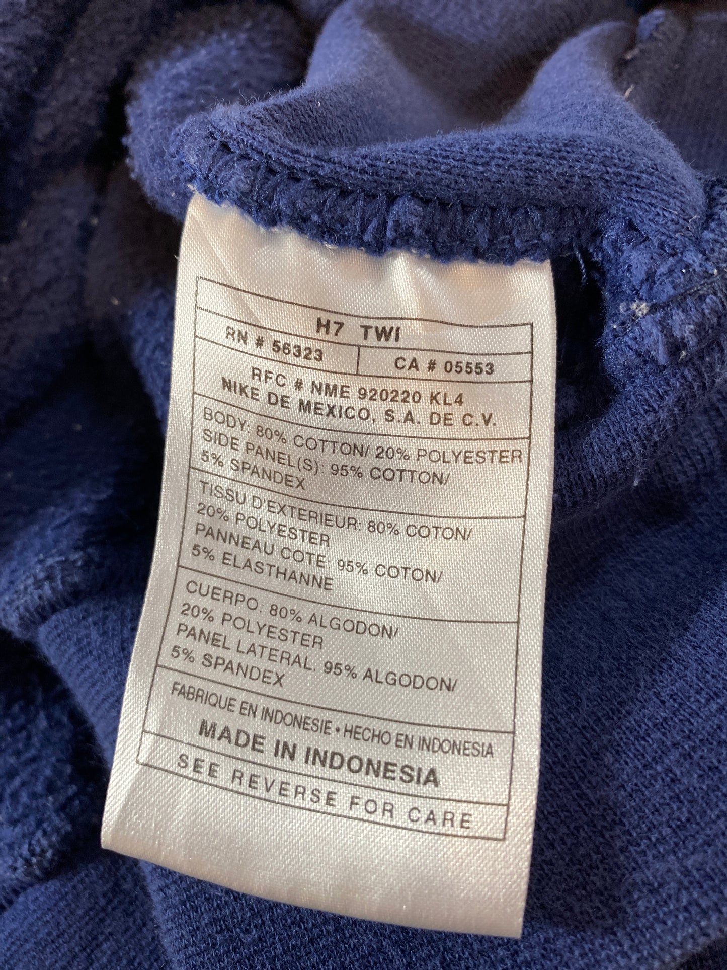 90’s NIKE Size L Vintage Half-zip Hoodie Sweat-shirt / k174