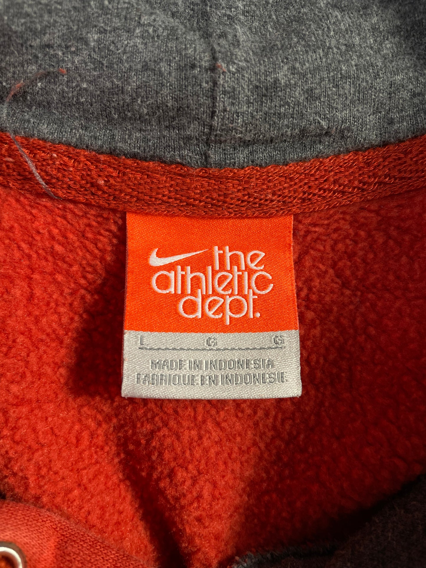00' NIKE MINI SWOOSH Size L Vintage Hoodie Sweat-shirt / A990