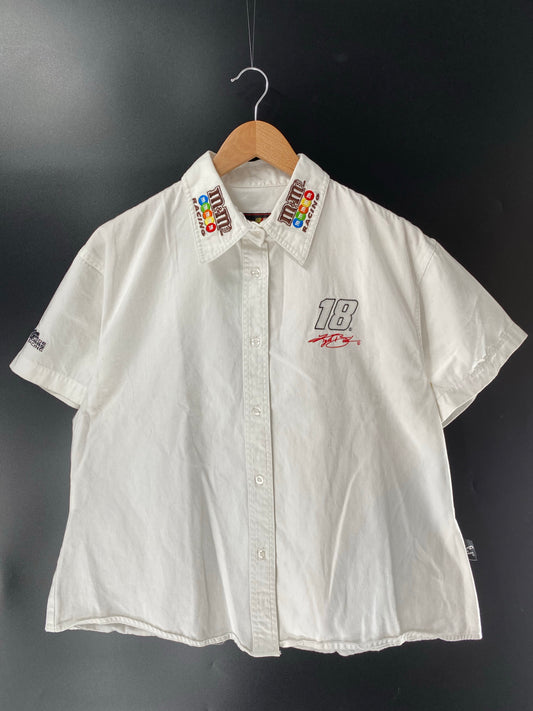 Vintage M&M'S NASCAR Size Ladies 2XL Racing Short Sleeve Shirt / K6753