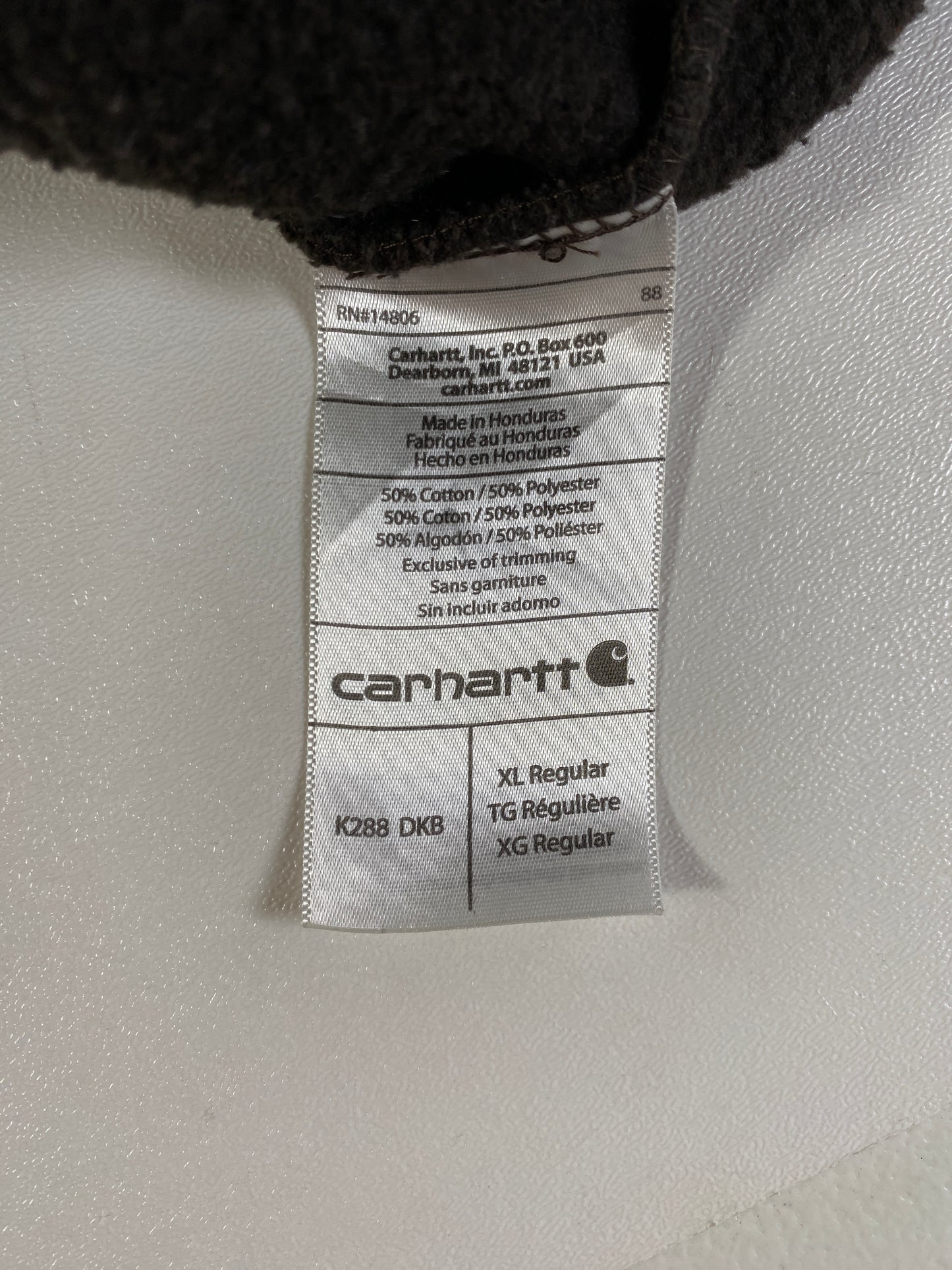 Vintage CARHARTT Size XL Hoodie Sweat-Shirt / E5350S