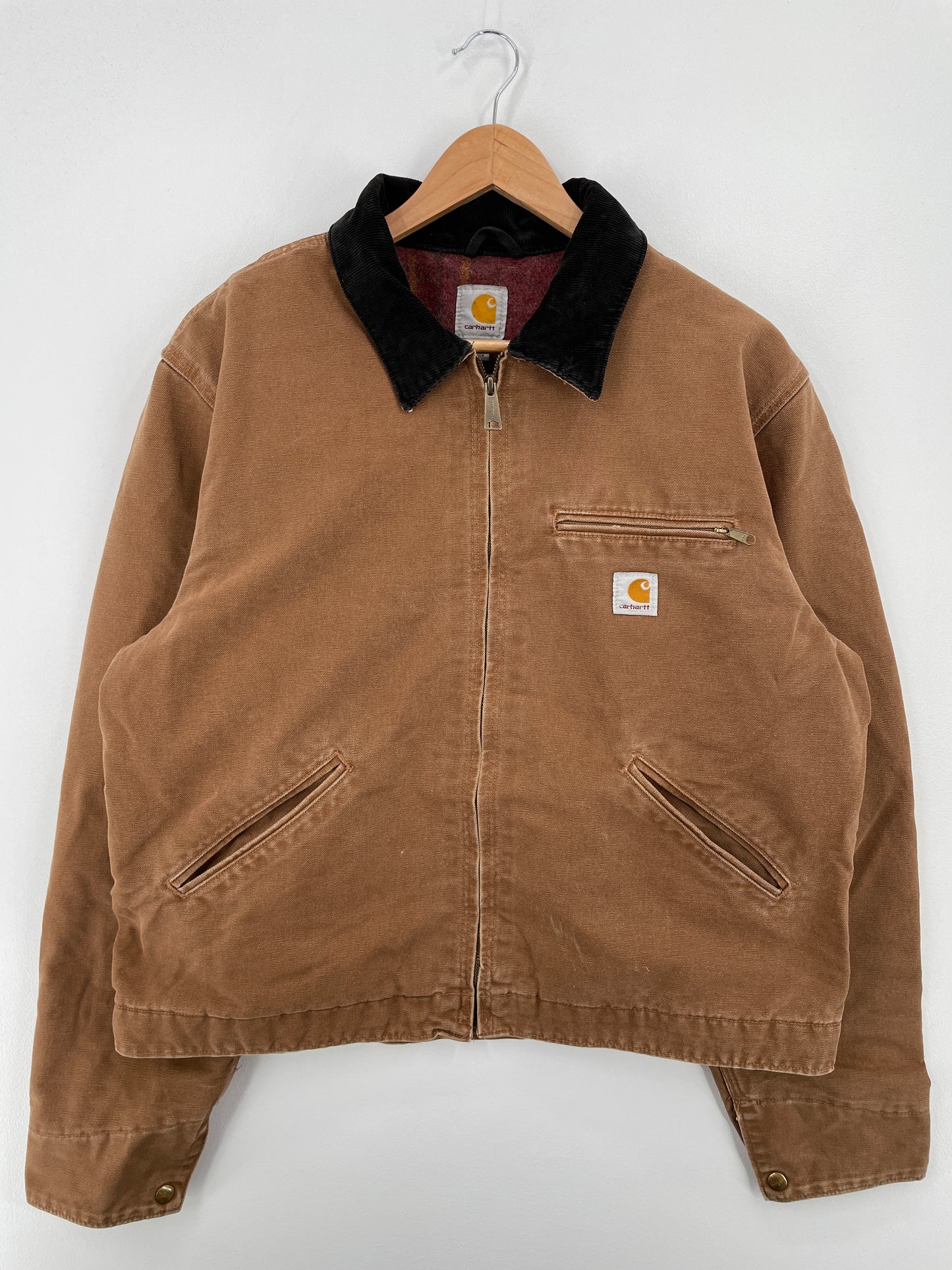Vintage CARHARTT Size L Duck Zip-up Jacket / A8513