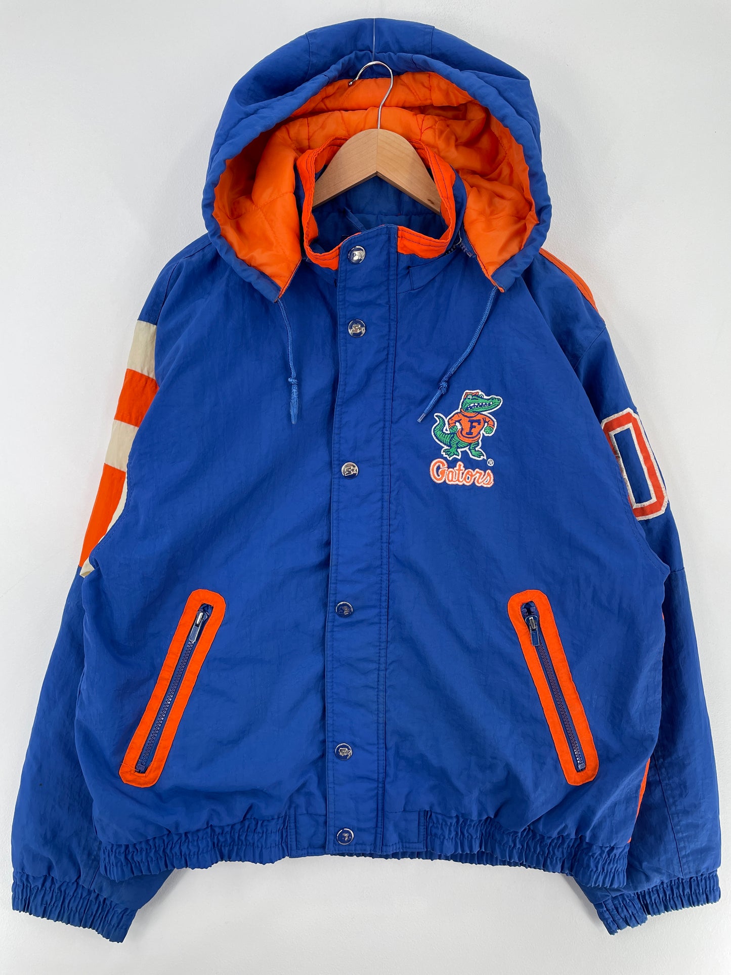 .90’s STARTER x FLORIDA GATORS Size M Vintage College Padded Nylon Jacket / E5043J
