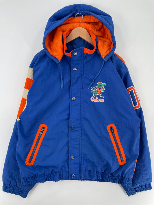 .90’s STARTER x FLORIDA GATORS Size M Vintage College Padded Nylon Jacket / E5043J