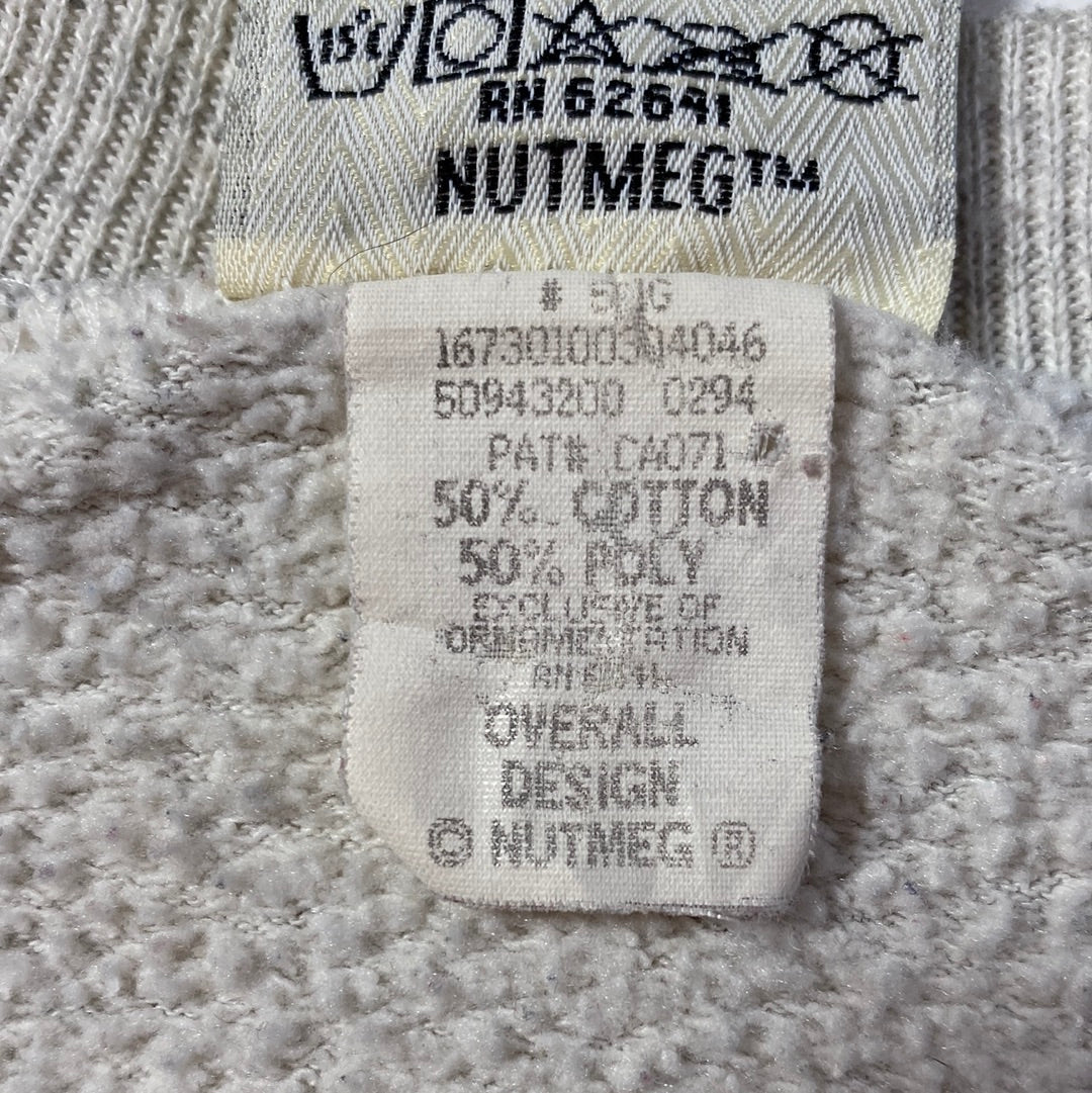 90’s UNIVERSITY OF MIAMI Made in USA Size XL Vintage College Sweat-shirt / E4560S