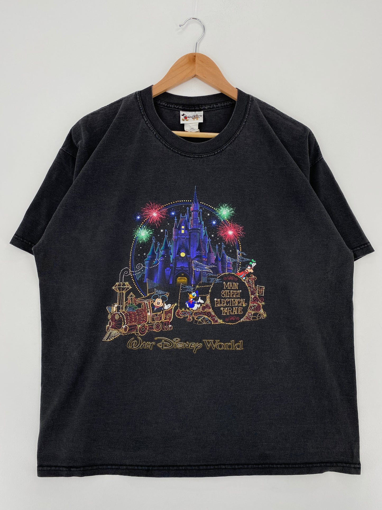 00' WALT DISNEY WORLD Size L Vintage T-Shirt / A2580