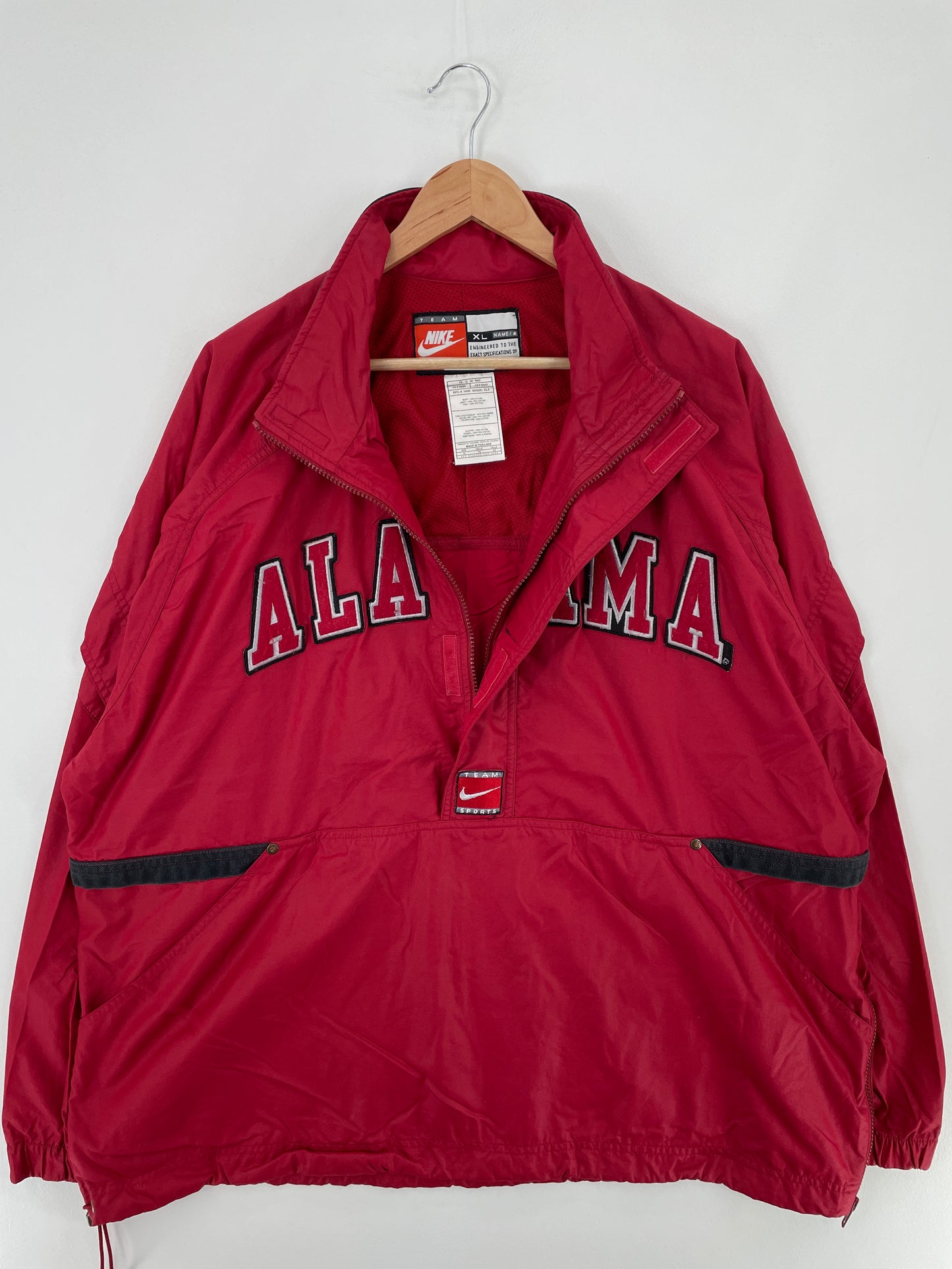 90’s NIKE x ALABAMA Size XL Vintage College Nylon Jacket / G4402N