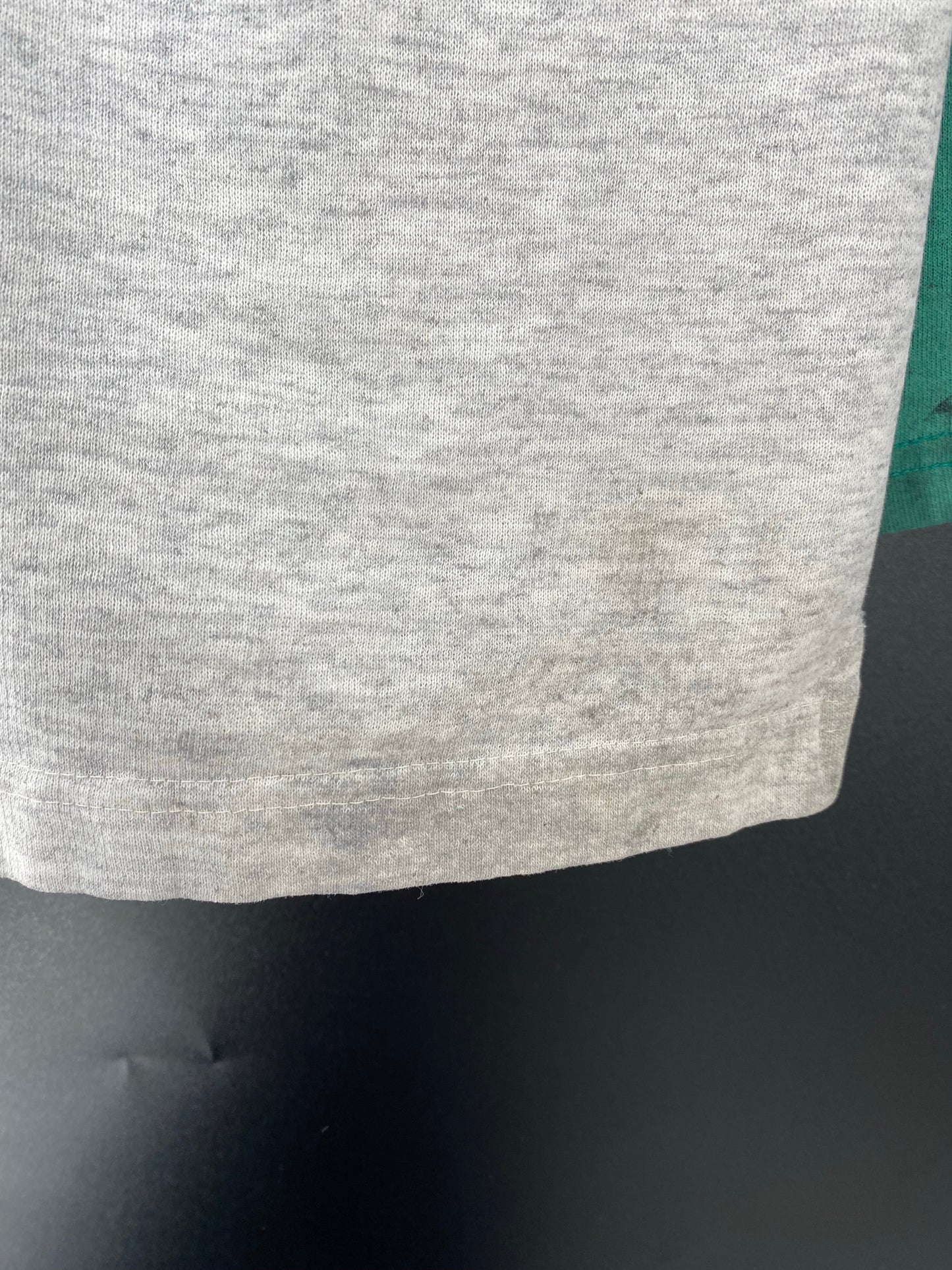 1993 ANAHEIM DUCKS MIGHTY Made in USA Size XL Vintage NHL Hoodie Long Sleeve T-Shirt /