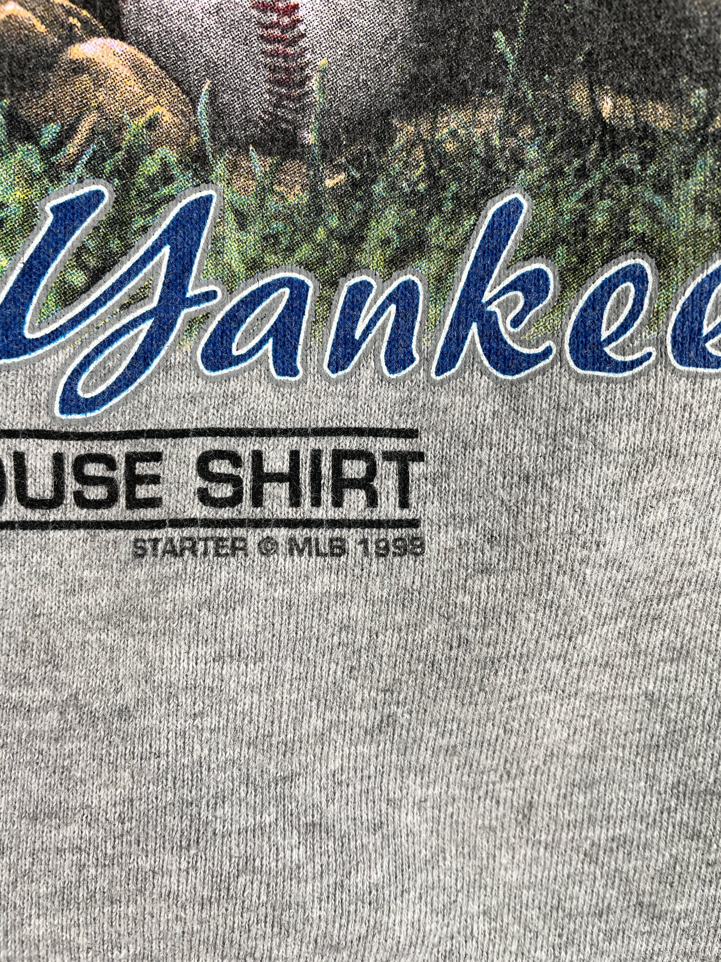 1998 STARTER x NEW YORK YANKEES Made in USA Size XL Vintage MLB Sweat-Shirt / E3032S