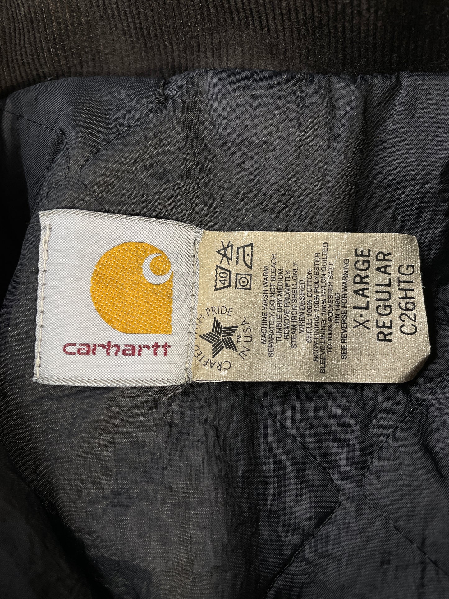 90’s CARHARTT Made in USA Size XL Duck Jacket / E655