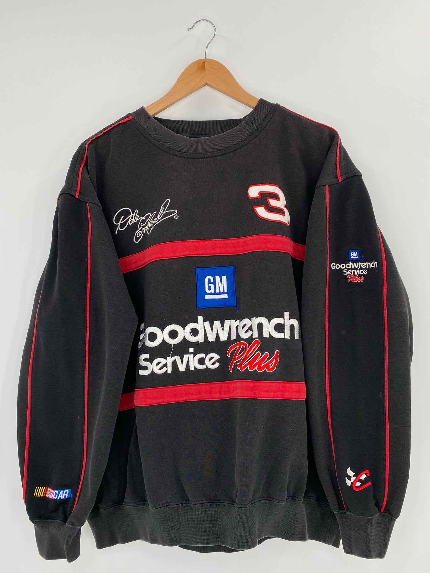 Vintage NASCAR DALE EARNHARDT Size XL Racing Sweat- Shirts / K4909