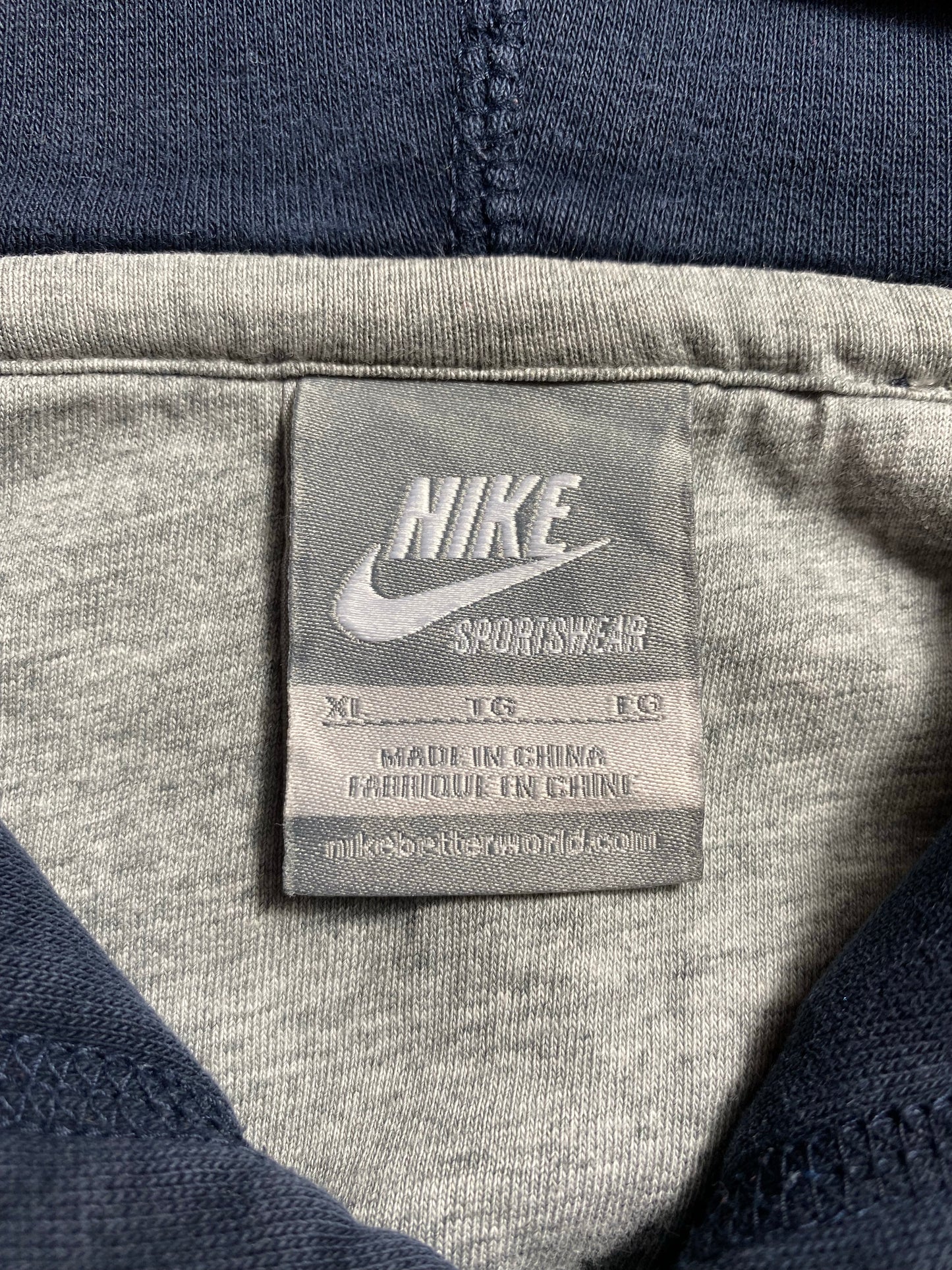 00’ NIKE Size XL Vintage Hoodie Sweat-shirt / K6305