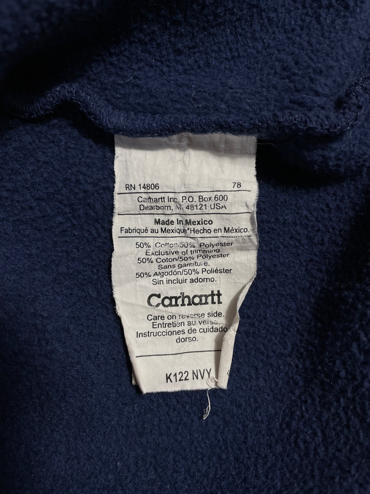Vintage CARHARTT Size XL Hoodie Sweat-Shirt / G5134S