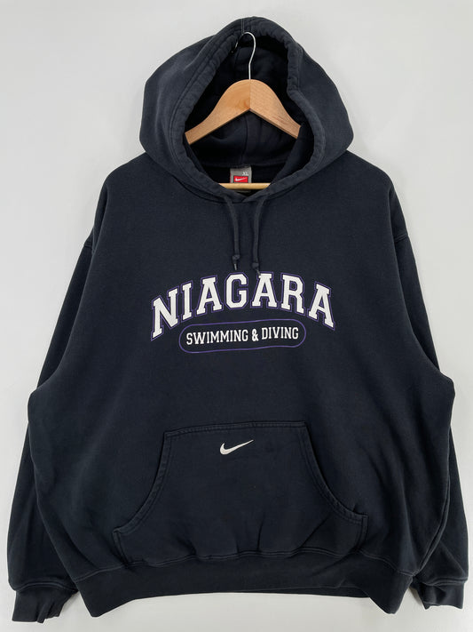 00' NIKE x NIAGARA Size XL Vintage College Hoodie Sweat shirt / E4373S