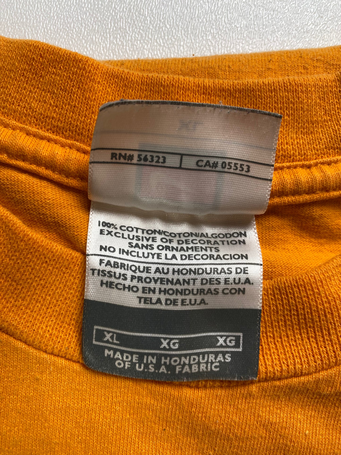 00' NIKE TENNESSEE VOLUNTEERS Size XL Vintage College Long Sleeve T-Shirts / A1683