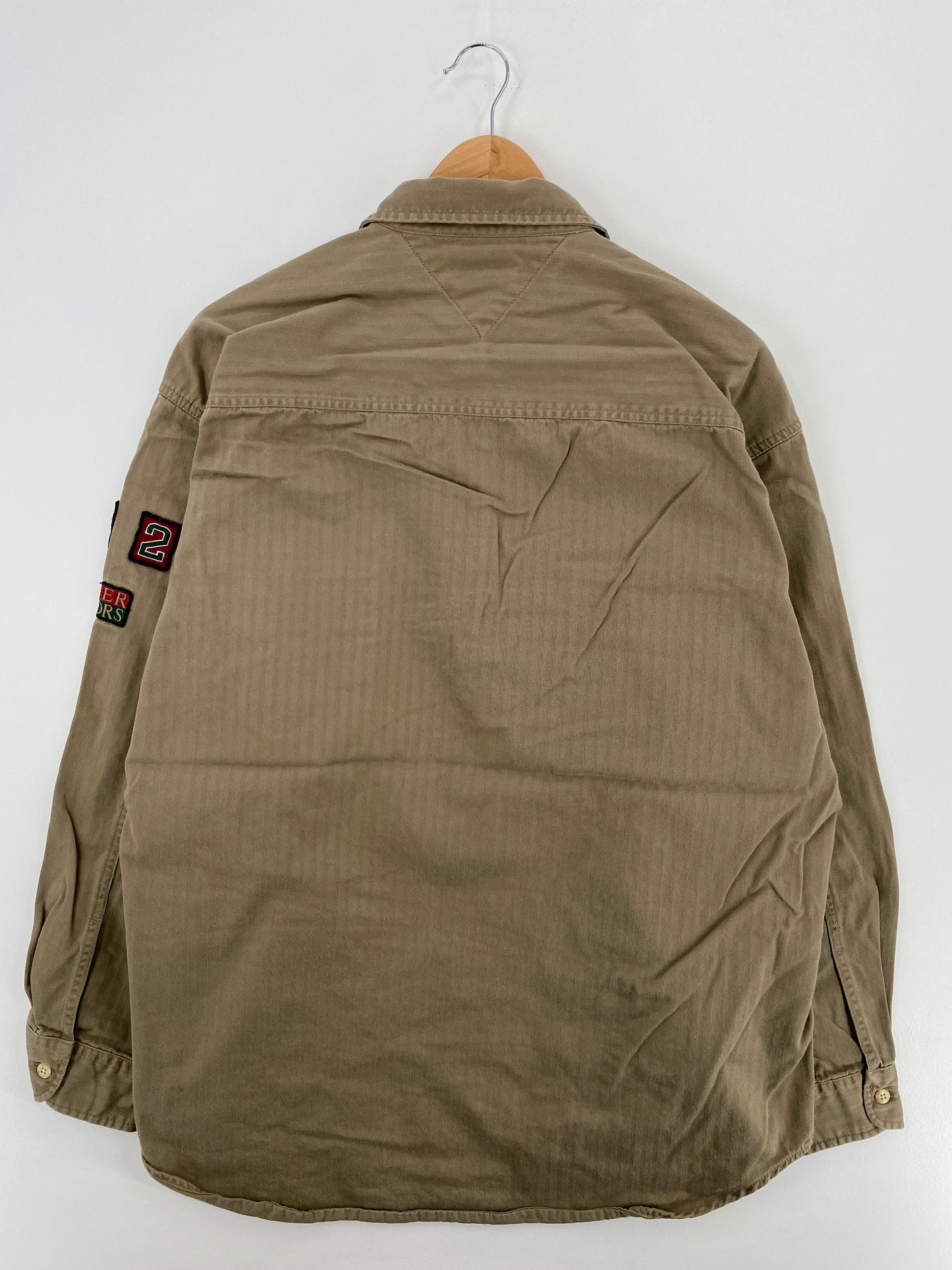 90’s TOMMY HILFIGER Size L Vintage Button-Down Shirt / A4272