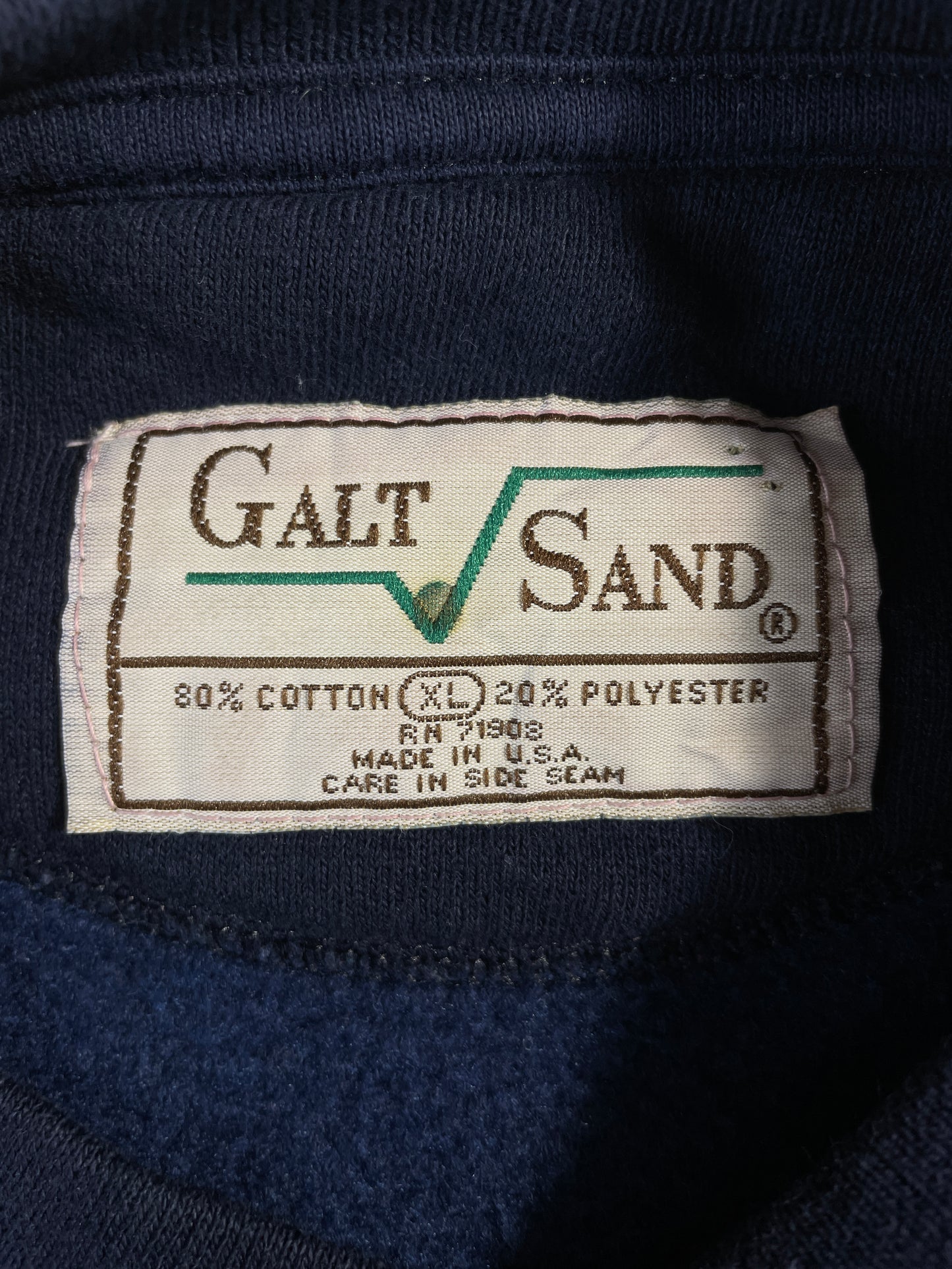 90's POLAR BEAR Made in USA Size XL Vintage Animal Sweat-Shirt / E713