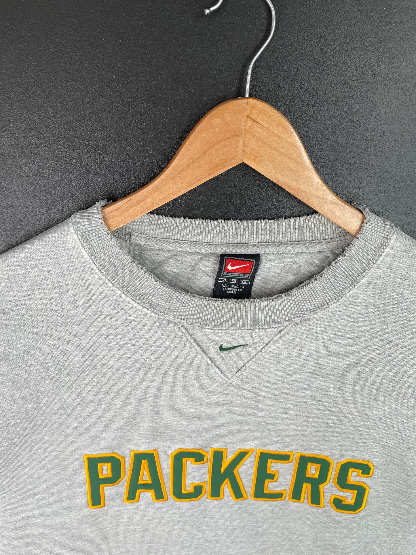 00' NIKE x GREEN BAY PACKERS Size XL Vintage NFL Sweat-shirt / A8416