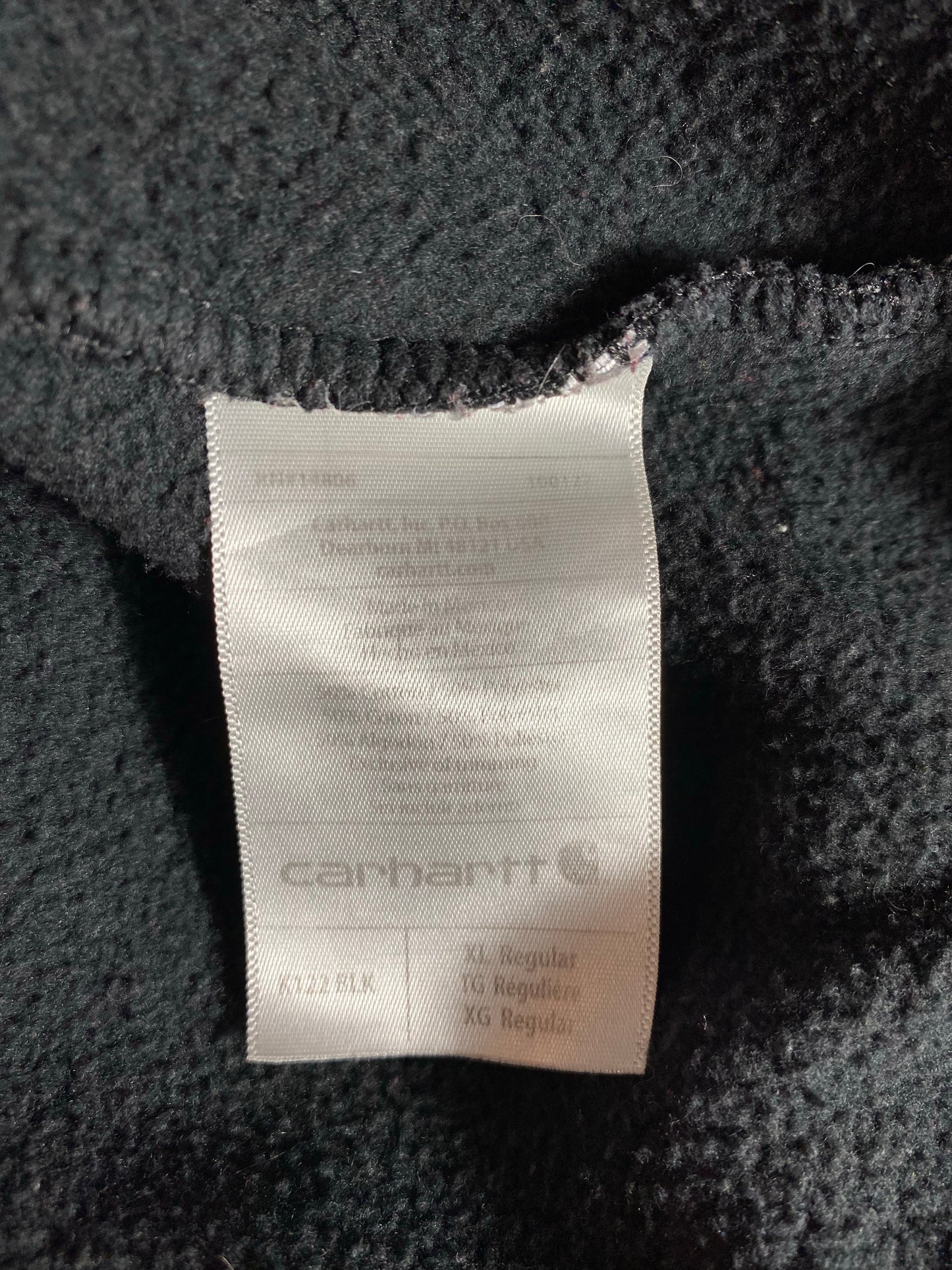 Vintage CARHARTT Size XL Zip-up Hoodie Sweat-Shirt / K8494