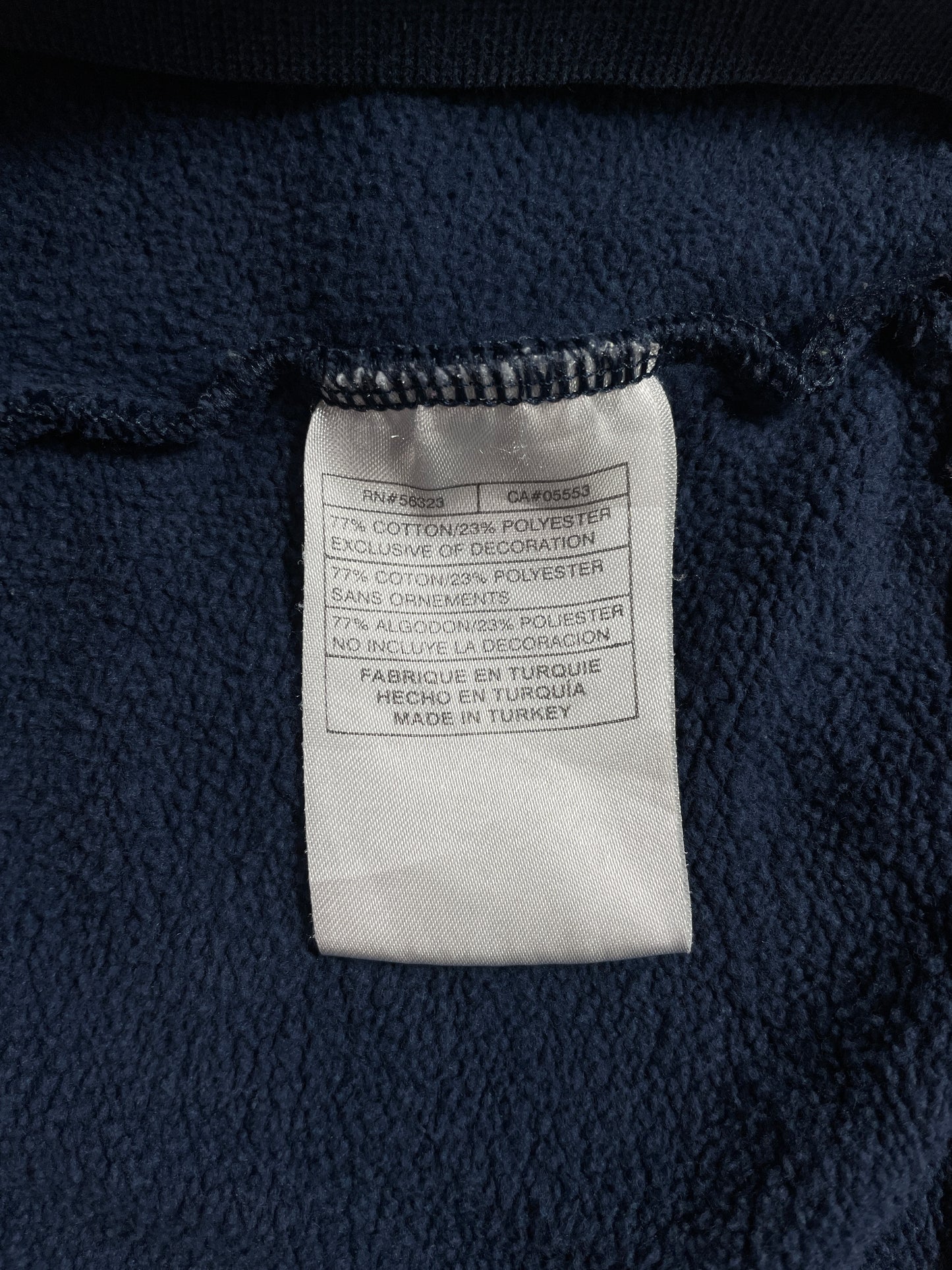 00' NIKE Size XL Vintage Half Zip-up Sweat-Shirt / A4459