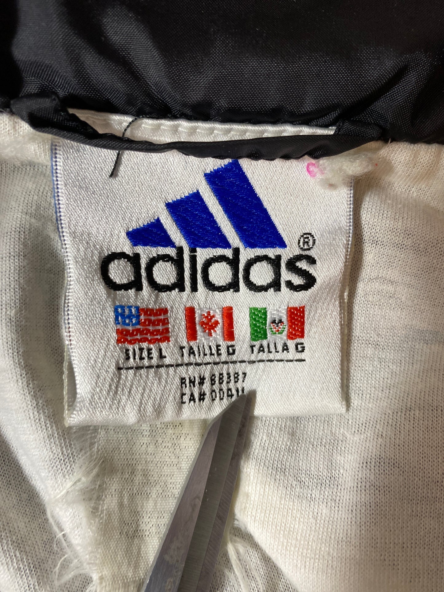90's ADIDAS Size L Vintage Nylon Jacket / K179