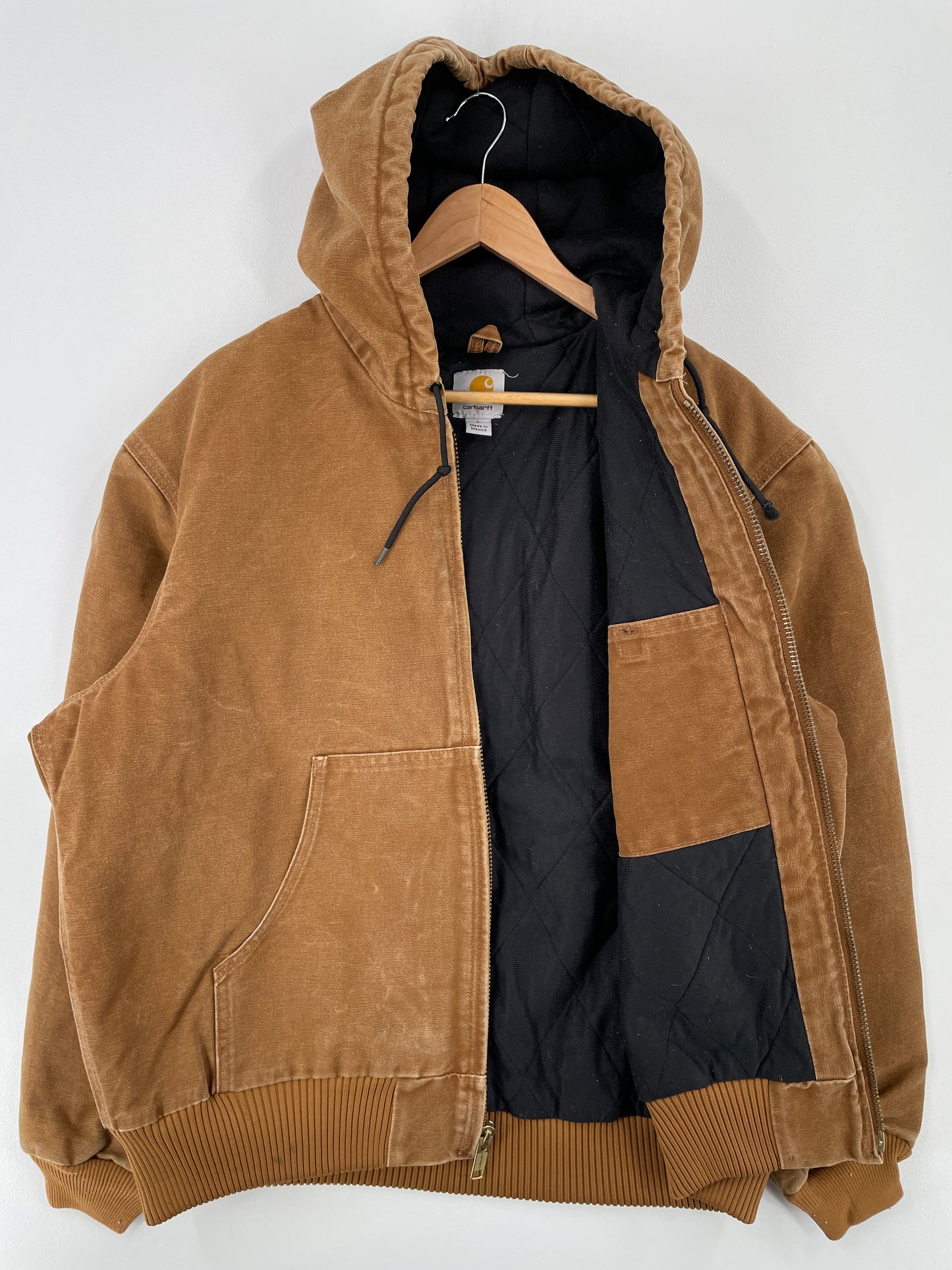 Vintage CARHARTT Size L Hoodie Duck Jacket / A8990