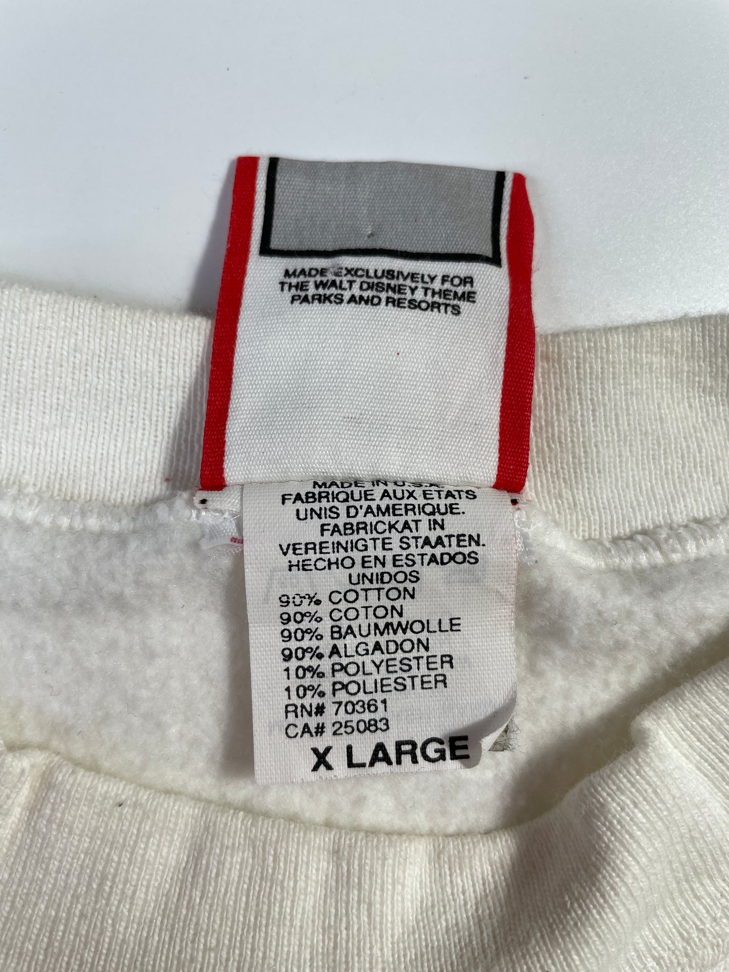 90's DISNEY Made in USA Size XL Vintage Sweat-shirt / A8730