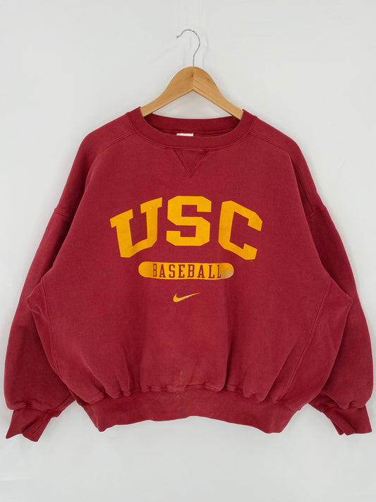 90’s NIKE UNIVERSITY OF SOUTHERN CALIFORNIA  Size L Vintage Sweat-shirt / K5580