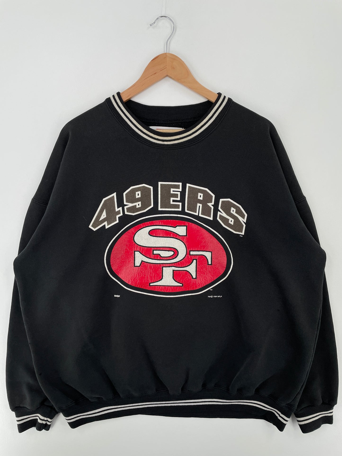 1995 SAN FRANCISCO 49ERS Made in USA Size XXL Vintage NFL Sweat-Shirt / A9120