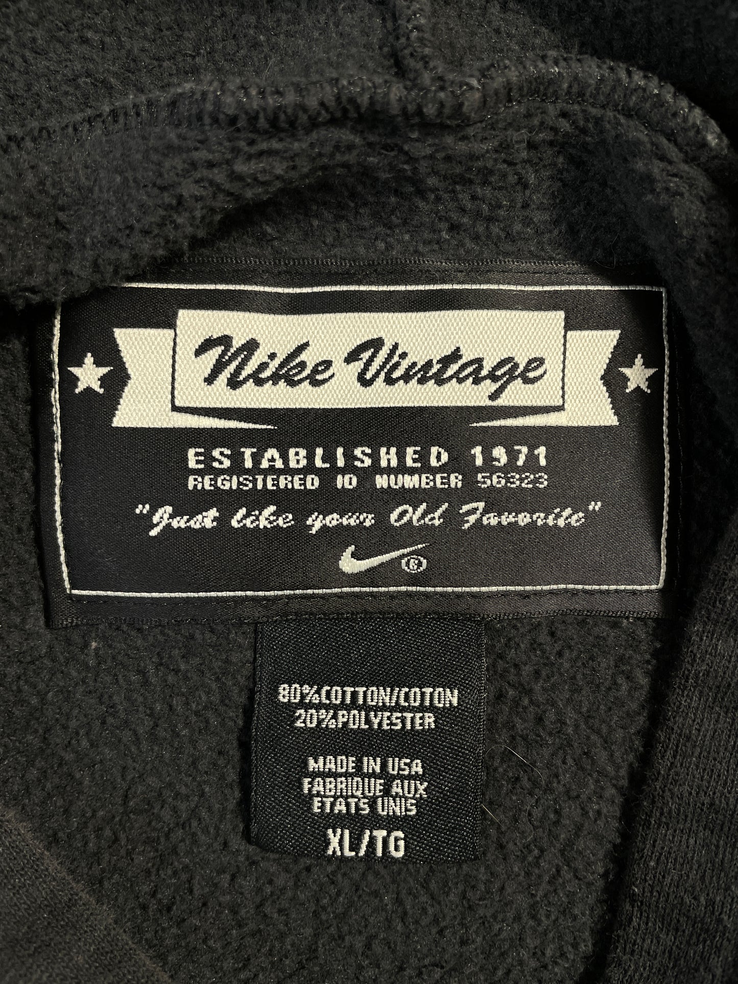 Vintage NIKE VINTAGE Made in USA Size XL Hoodie Sweat-shirt / A8480