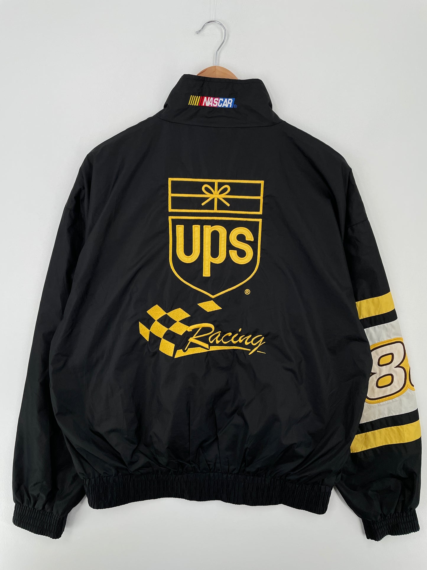 Vintage NASCAR x DALE JARRET x UPS Size M Nylon Jacket / A9114