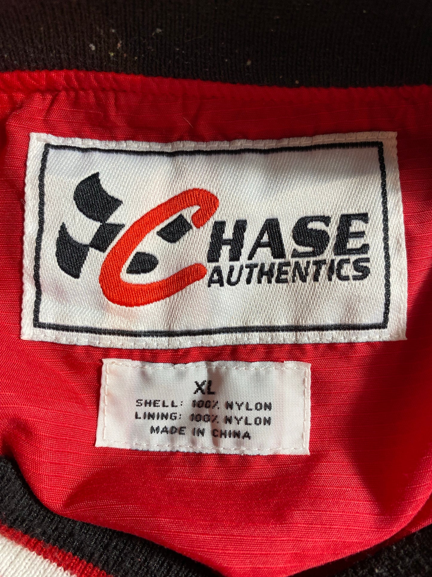 Vintage NASCAR DALE EARNHARDT Size XL Nylon Racing Windbreaker Jacket  / K4841
