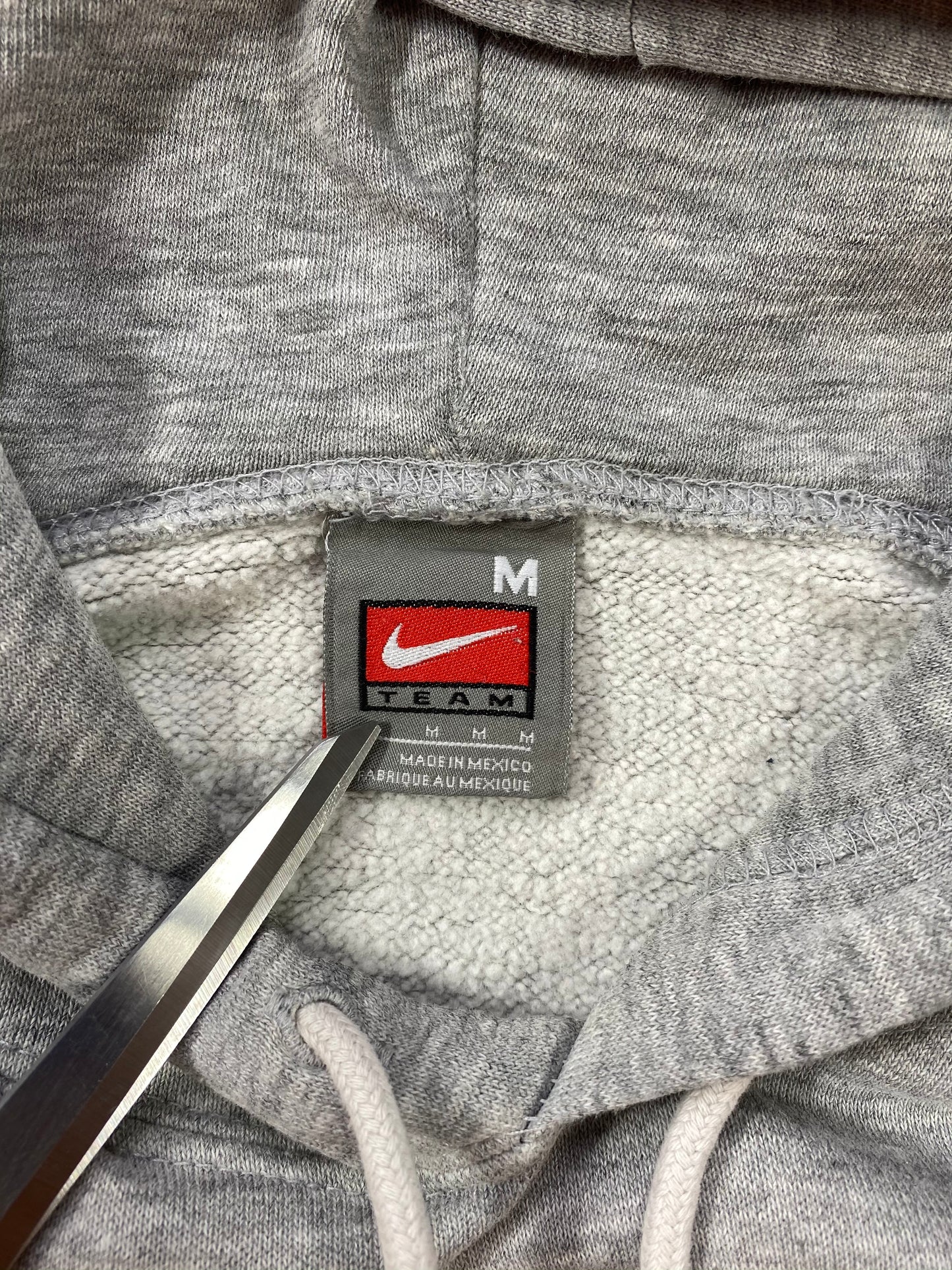 00’ NIKE Purdue Size M Damaged Vintage Hoodie Sweat-shirt  / 6006