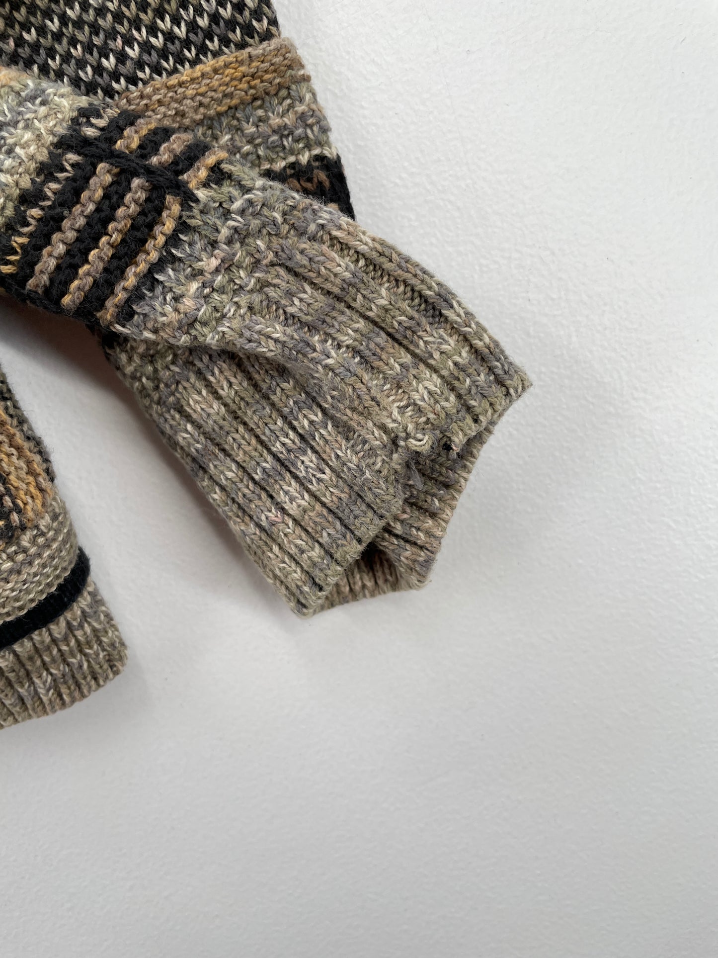 Vintage 3D COOGI- Style Made in USA Size XL Knit Sweater / A7961