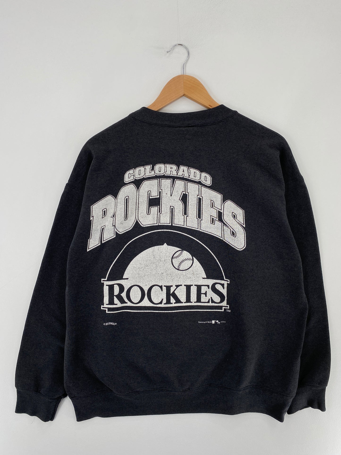 1995 COLORADO ROCKIES Made in USA Size L MLB Sweat-Shirt / E5229S