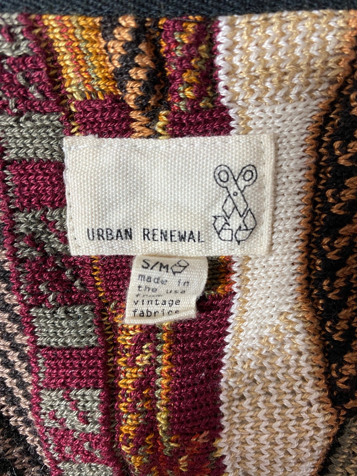 Vintage 3D COOGI- Style Made in USA Size S Knit Sweater / A7912