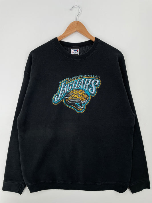 00’ JACKSONVILLE JAGUARS Size XL Vintage NFL Sweat-Shirt / A8824
