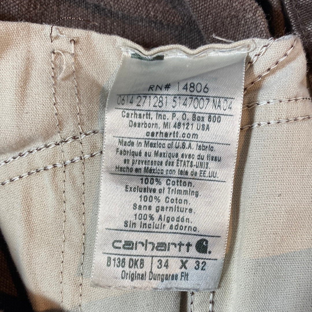 Vintage CARHARTT Size W33xL30 Double Knee Pants / A5681