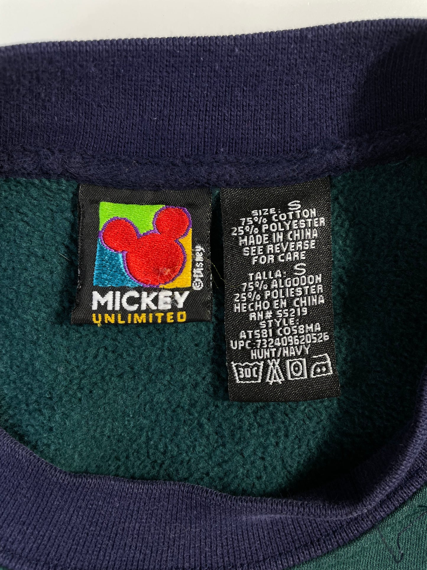 00' DISNEY MICKEY Size S Vintage Sweat-Shirt / A1476