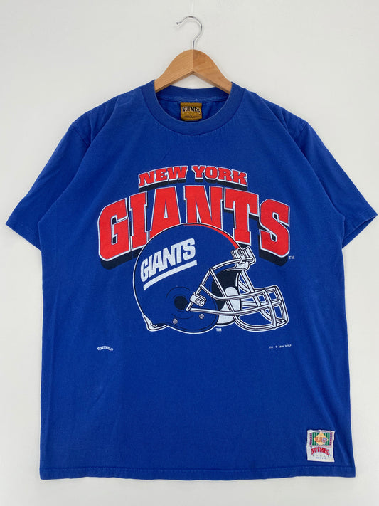 1994 NEW YORK GIANTS Made in USA Size L Vintage NFL T-Shirts / A3009
