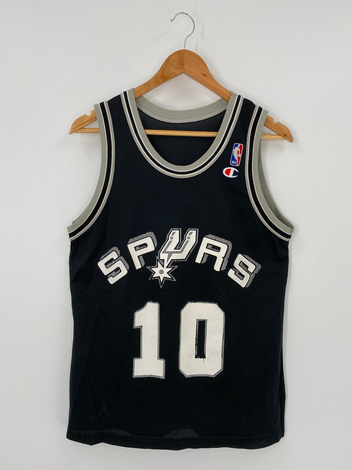 90’s Champion x SAN ANTONIO SPURS DENNIS RODMAN (No tag) Approx. Size L NBA Jersey / A7484
