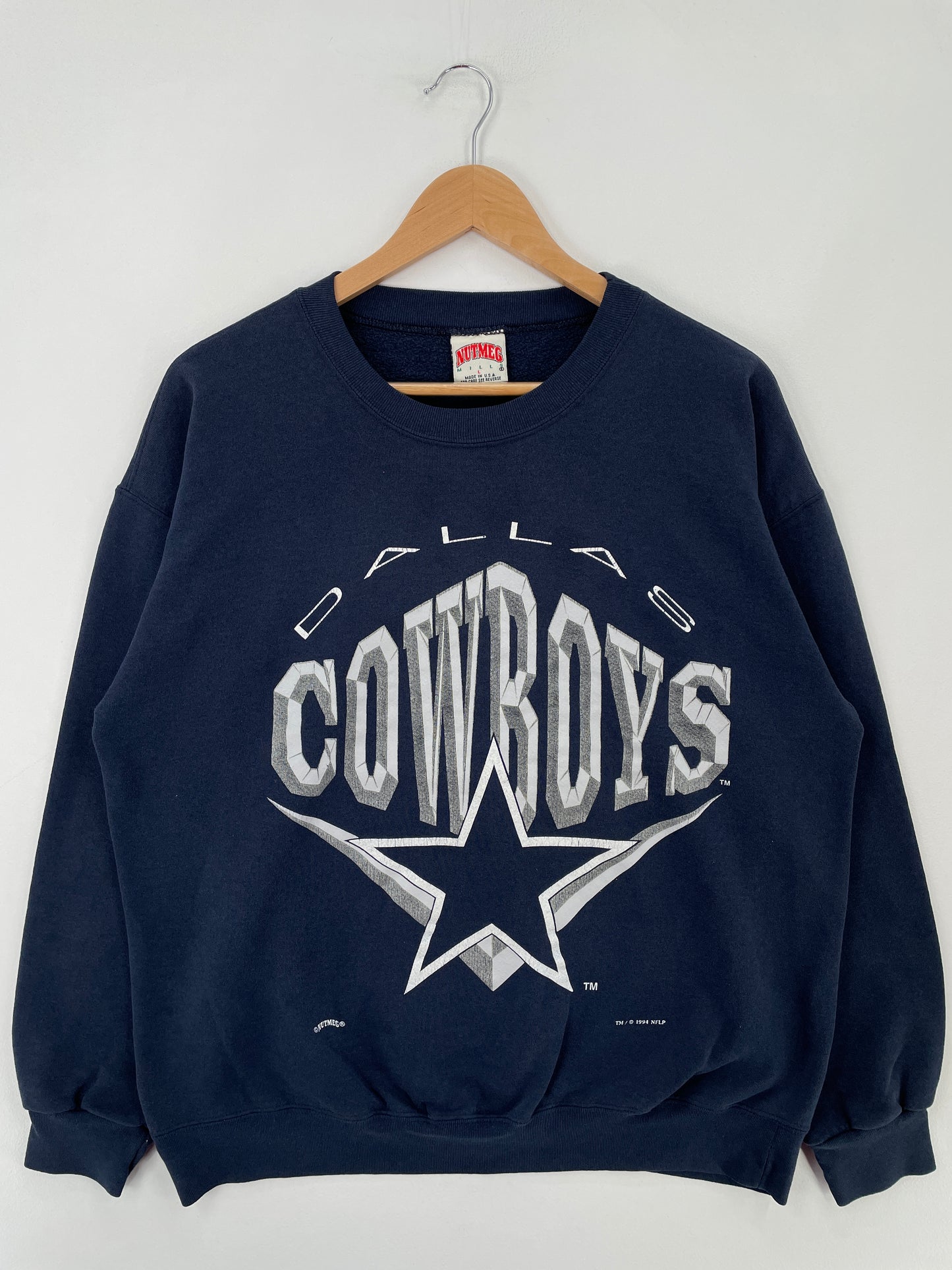 1994 DALLAS COWBOYS Made in USA Size L Vintage NFL Sweat-Shirt / E4083S