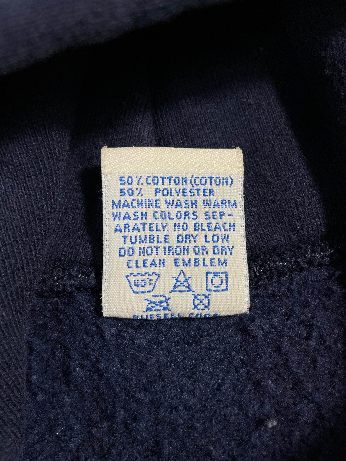 90’s RUSSELL x DALLAS COWBOYS Made in USA Size XL Vintage NFL Hoodie Sweat-Shirt / A7816