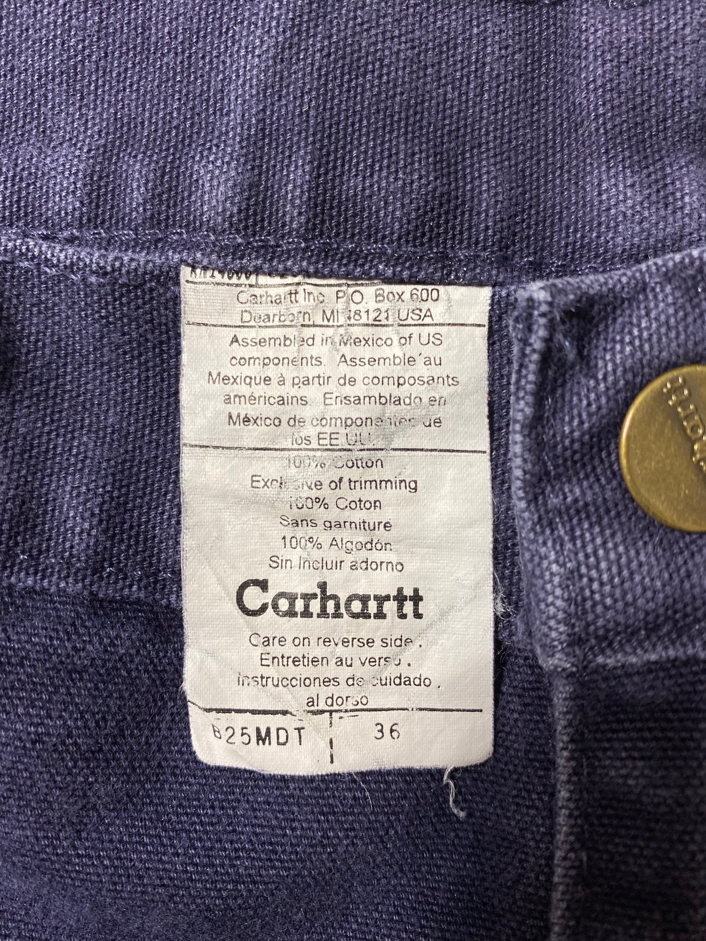 Vintage CARHARTT Size 36 Duck Shorts / K9053