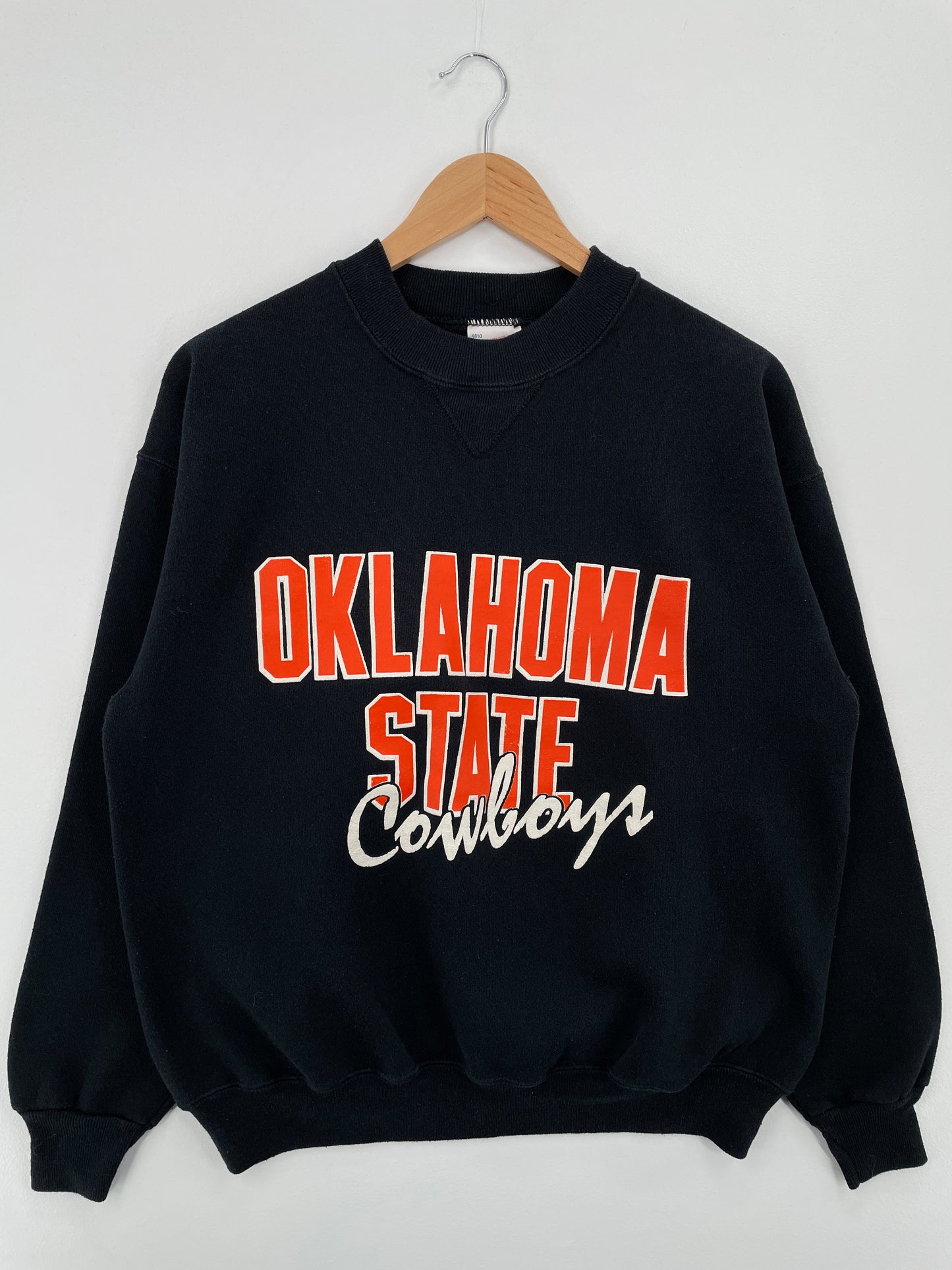 90’s OKLAHOMA STATE COWBOYS Made in USA Size L Vintage College Sweat-shirt / A8359