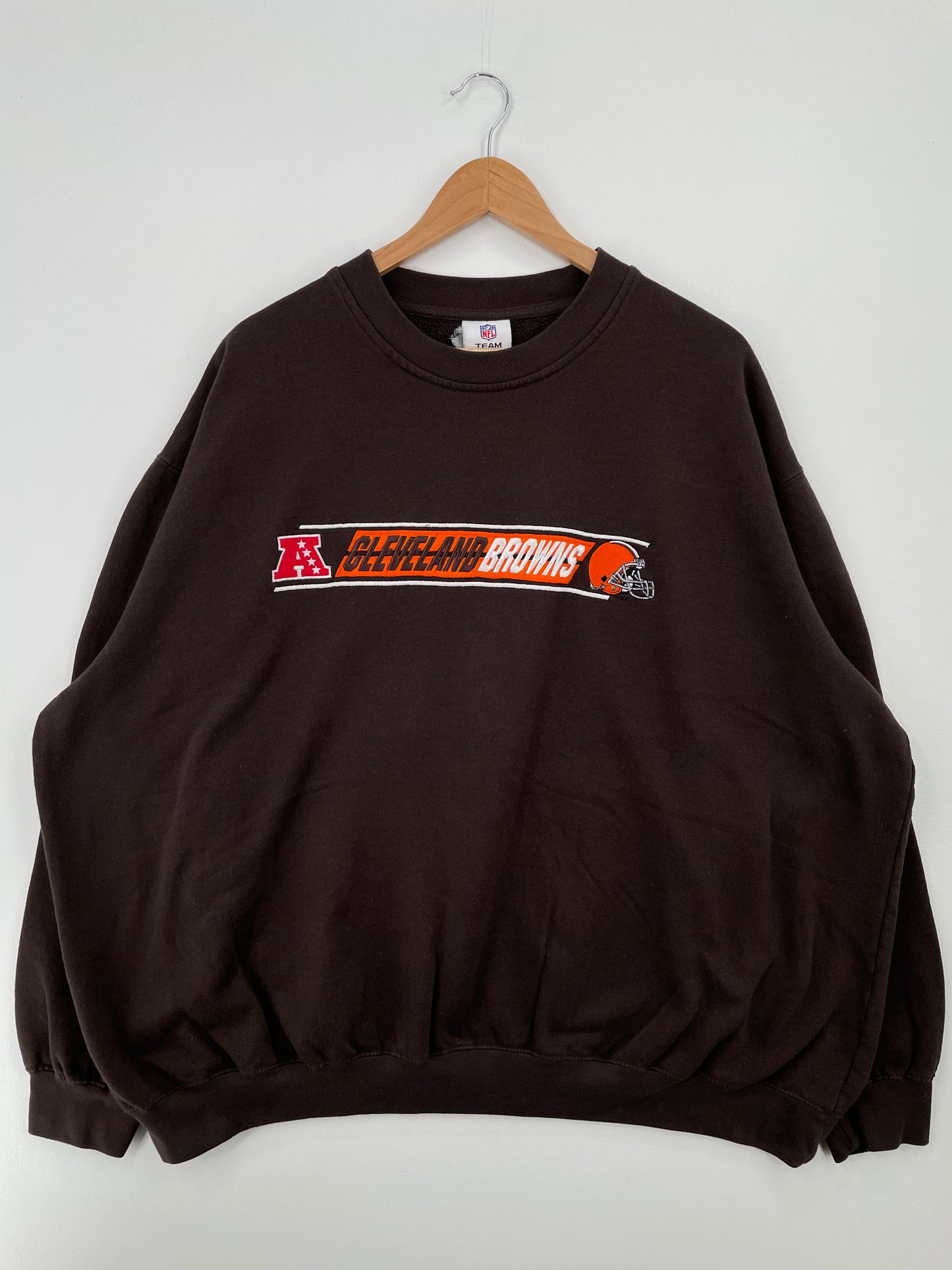 Vintage CLEVELAND BROWNS Size Approx.XXL Vintage NFL Sweat-shirt / A8517