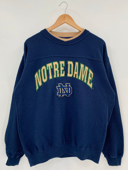 90’s NORTH DAME Size M Sweat - Shirt/ K6542