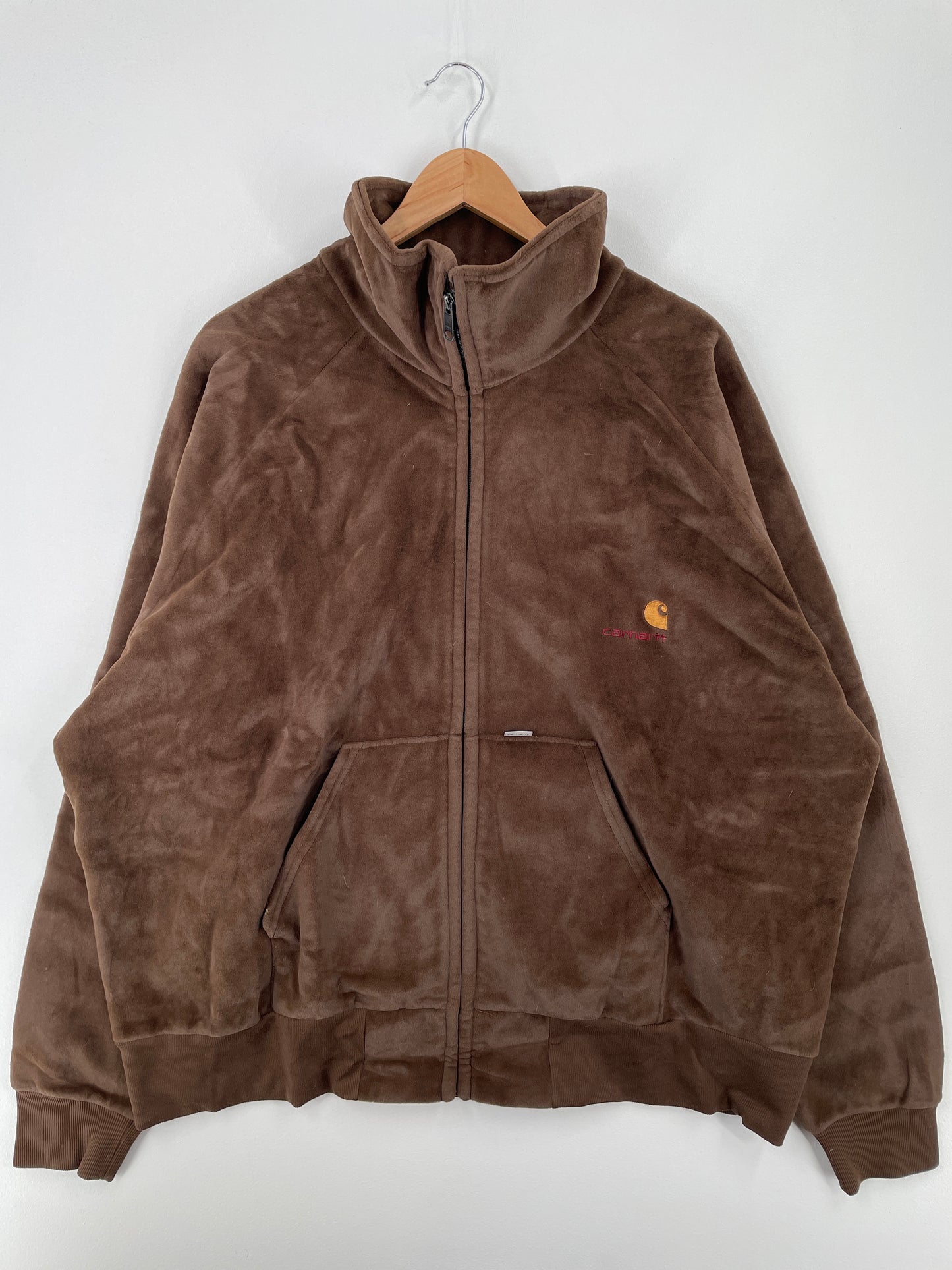 90’s CARHARTT Made in USA Size XXXL Velour Jacket / A8894