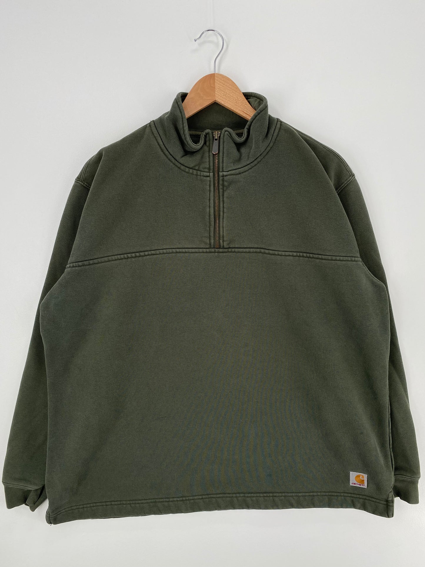 Vintage CARHARTT Size L Half-Zip Sweat-shirts / A947